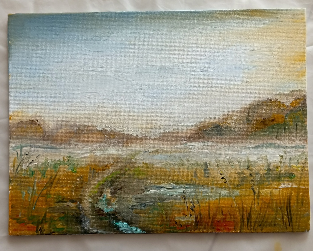 # 1. Туман на лугу