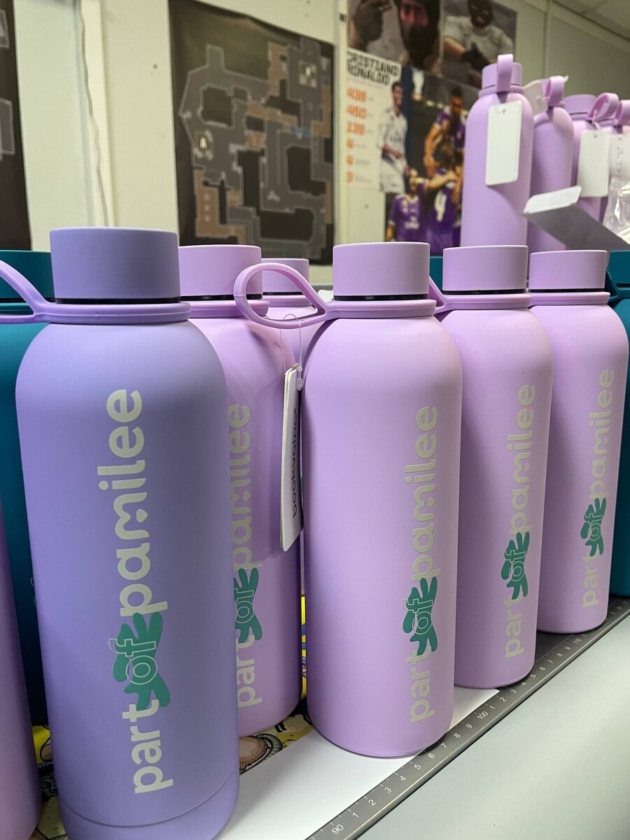 Термобутылки с логотипом Омлет Принт