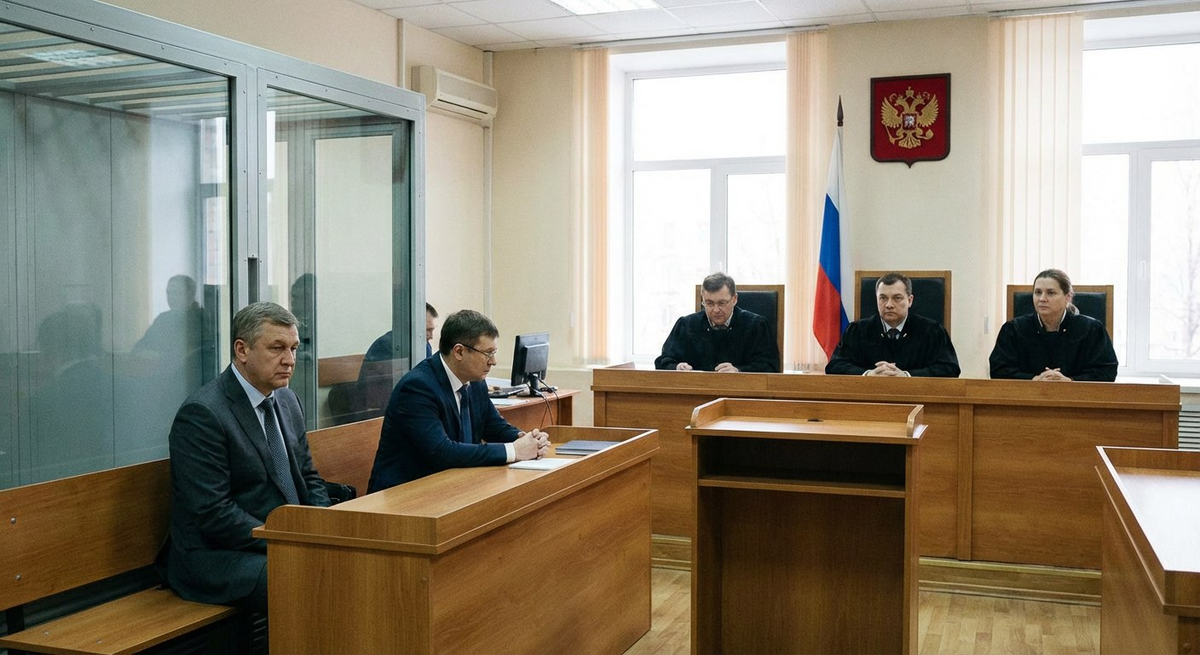 Начался новый этап судебного процесса над бывшими заместителями губернатора. Фото: нейросеть