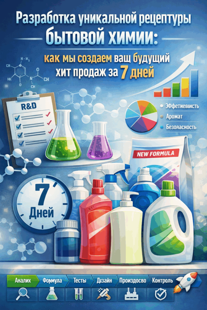    Разработка уникальной формулы бытовой химии СТМ под ключ: ваш хит продаж за 7 дней SYNERBRAUN