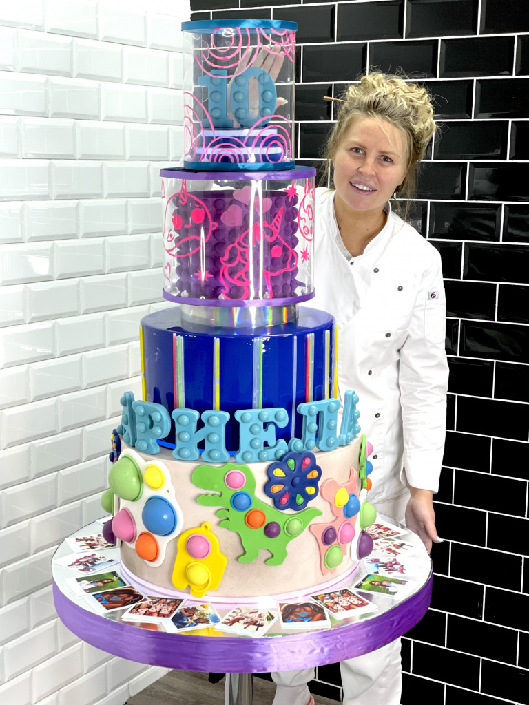 Торт “поп-ит” для Ариелы на 10 лет