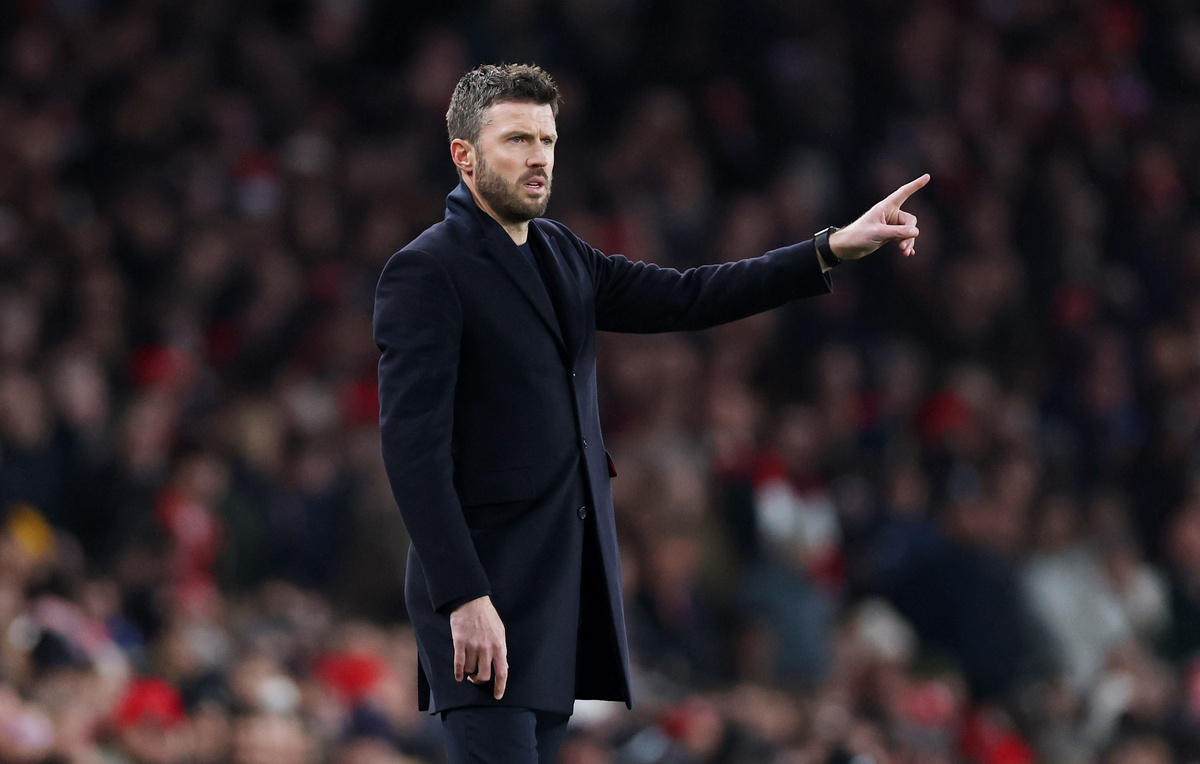    Главный тренер "Манчестер Юнайтед" Майкл Каррик  Justin Setterfield/Getty Images