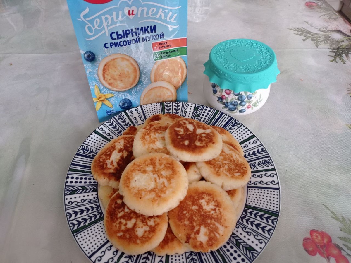 Сырники с рисовой мукой.