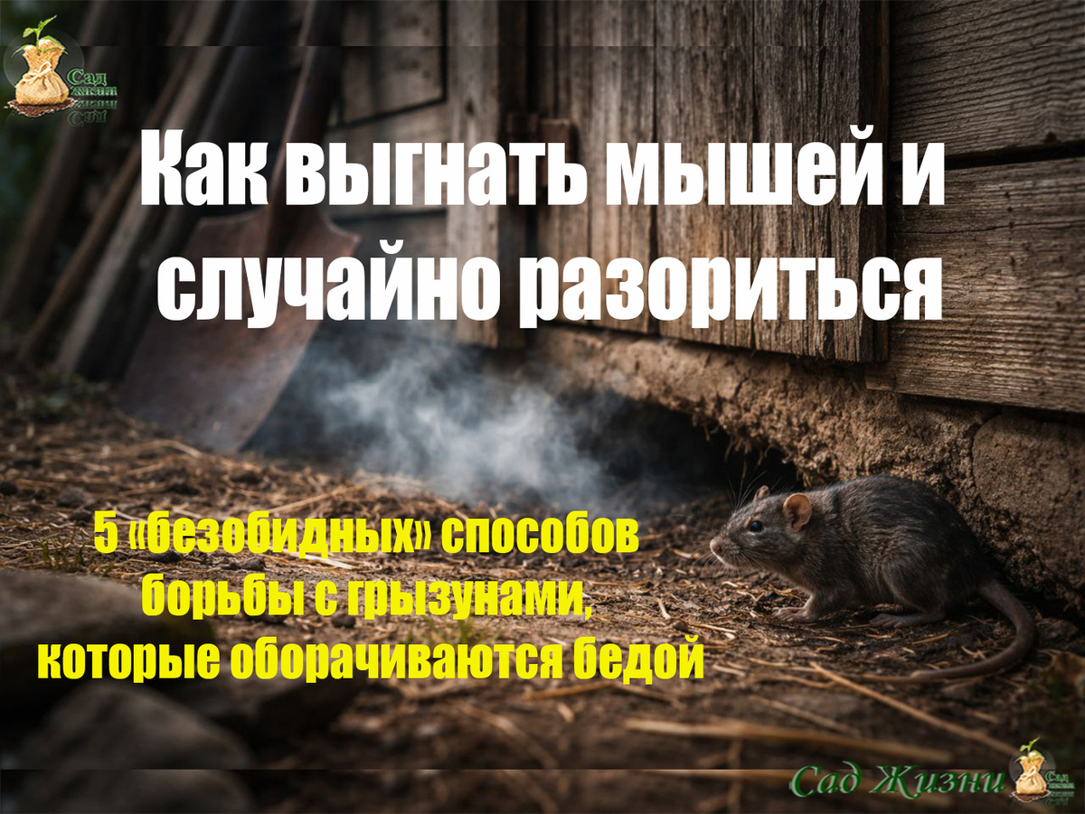 Эти 5 народных советов против грызунов выглядят безобидно — пока не сгорает сарай