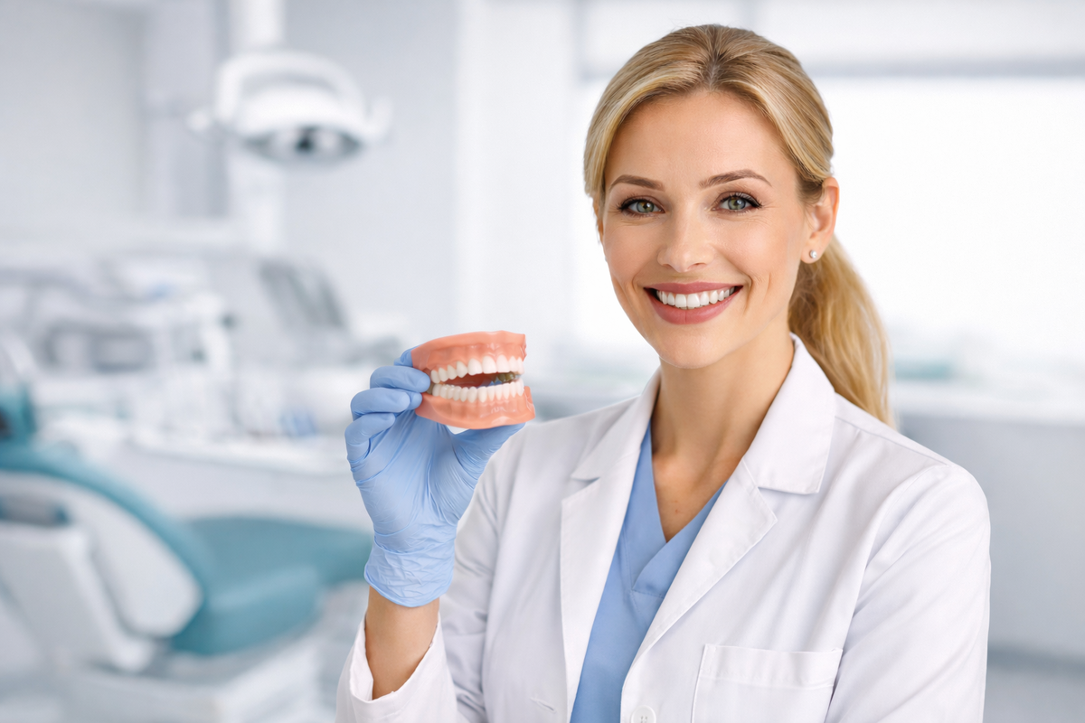 Модель съемных протезов