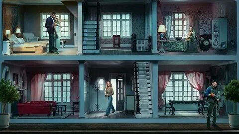 В образе кукольного домика, в точности повторяющего внешний вид и строение дома Винчестверов - заложен глубокий символизм: отчасти, зритель может увидеть "подсказки" относительно развития героев и сюжета в том, как рассажены куклы - члены семьи - по комнатам. Фото - промо к фильму, взято из свободных источников 