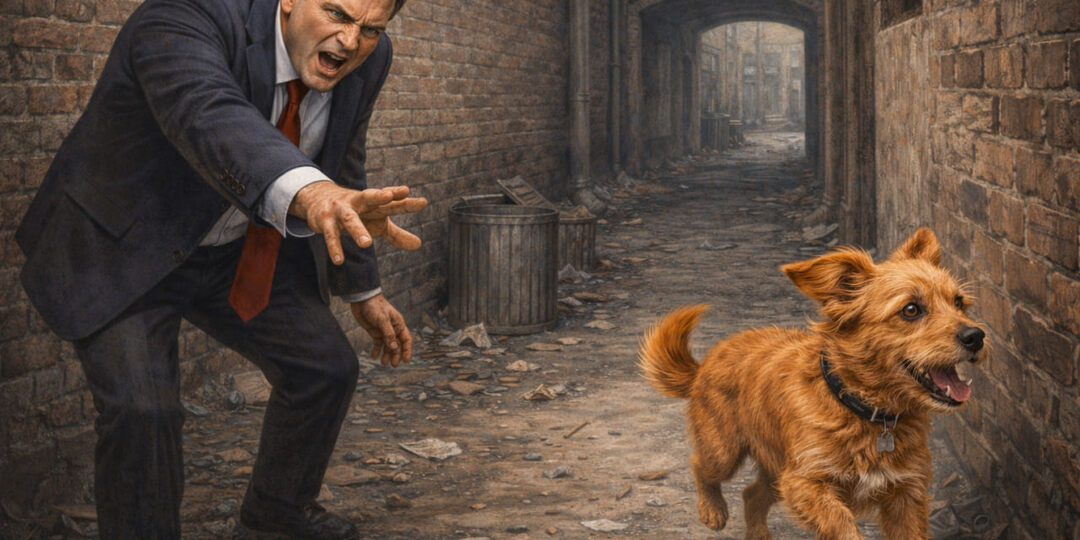 Вой Каштанки из подворотни