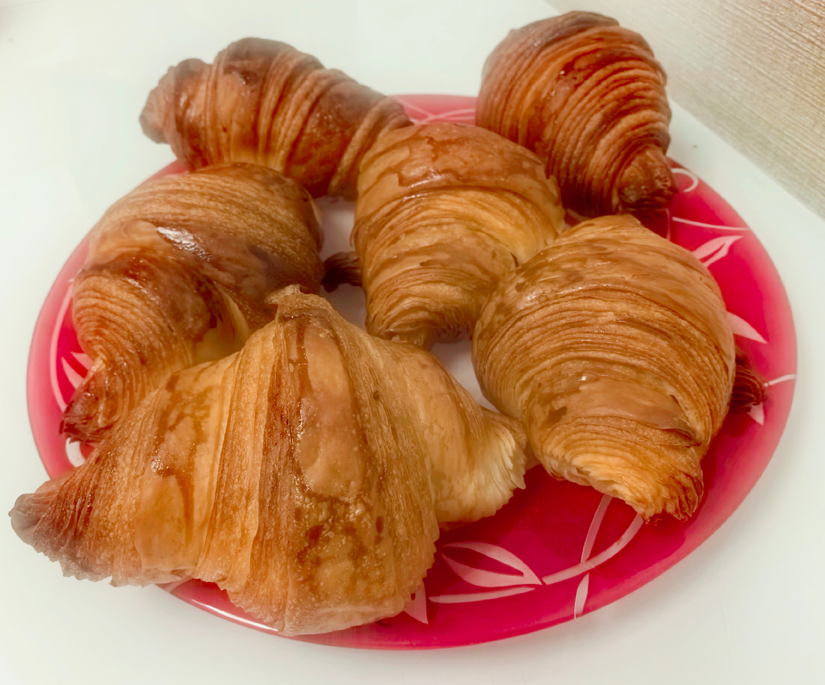 Глютеновые круассаны))). Фото автора' круассаны Наташи.