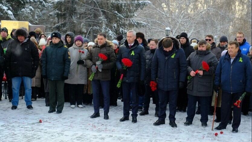    Митинг прошел на улице Восход   пресс-служба правительства Новосибирской области