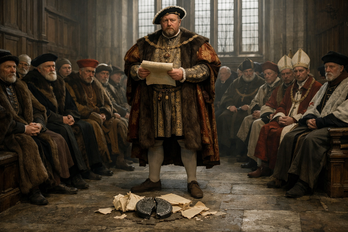 В этот момент Англия перестала быть частью христианского мира — и стала сама себе церковью.