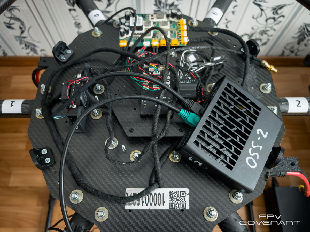 Подключение маршрутизатора Mikrotik к гексакоптеру Вампир