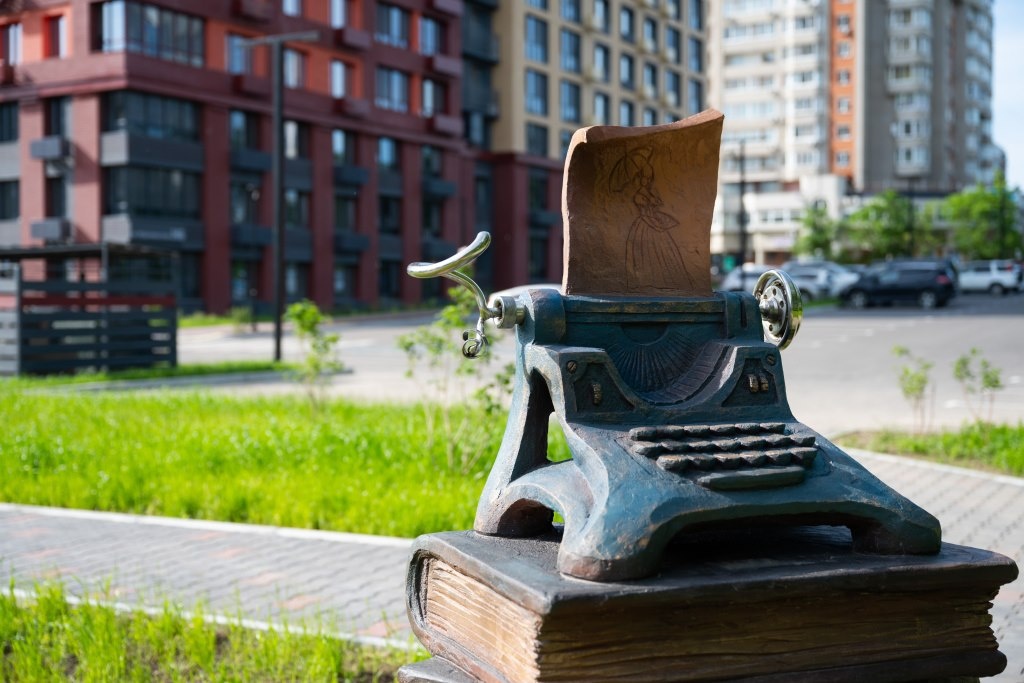 Арт-объект в хабаровском «Вишневом саде». Фото: Талан