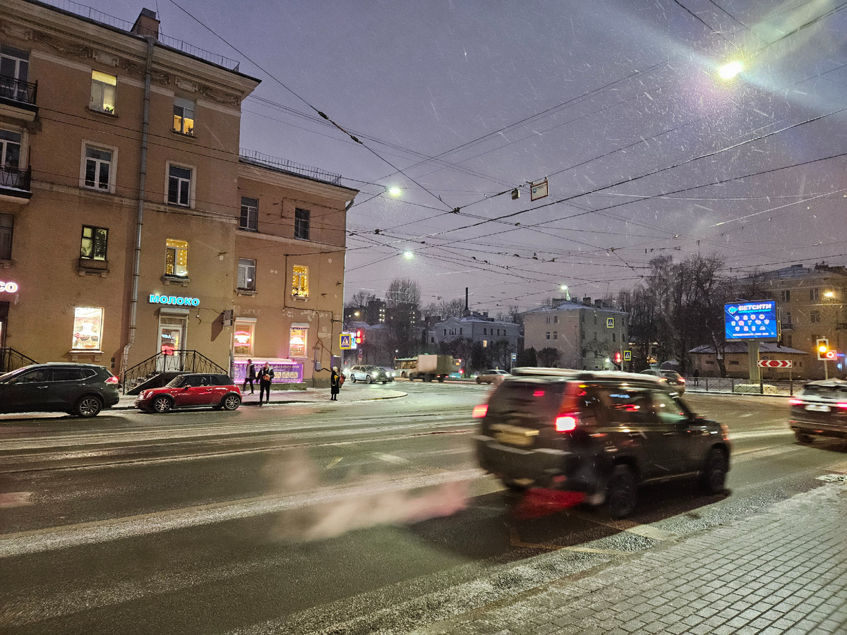 Утро не радует.