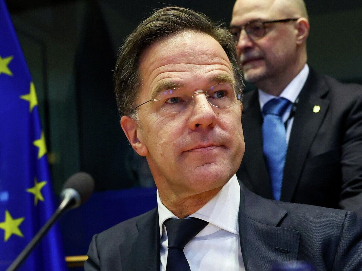    Генсек НАТО Марк Рютте в ходе дискуссии с евродепутатами комитета по иностранным делам Европарламента | © REUTERS / Yves Herman