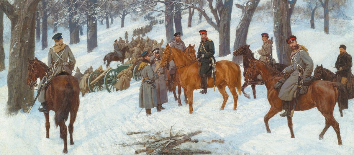 Генерал И.В.Гурко с офицерами. © Из архива
