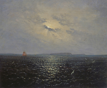 Карл Густав Карус. Лунная ночь у острова Рюген