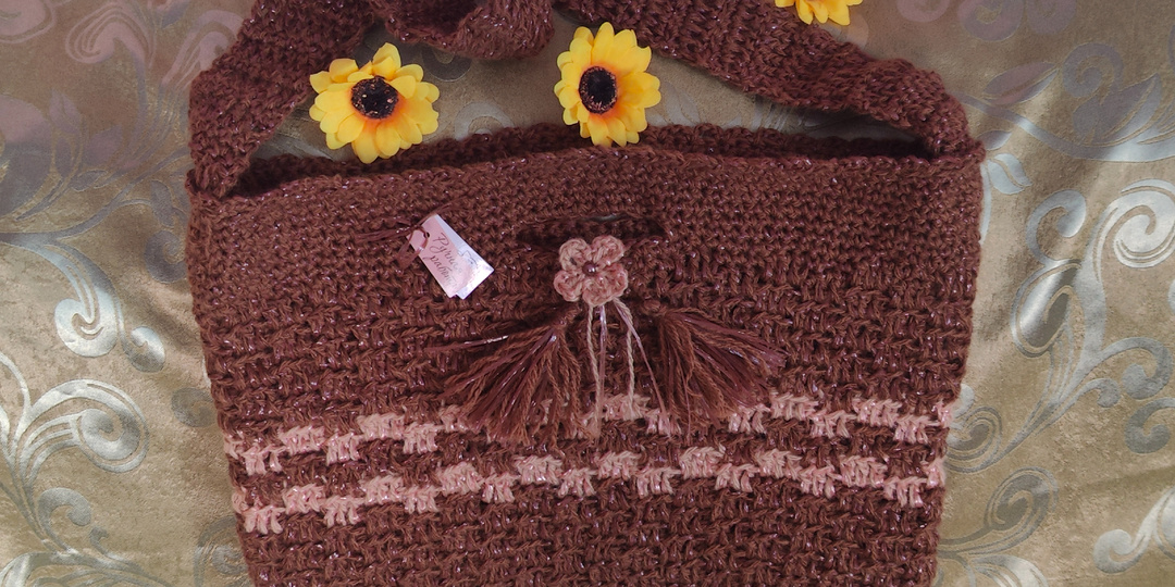 Узор крючком для вязания сумки-корзинки и не только.Простой и эффектный!Мастер-класс.