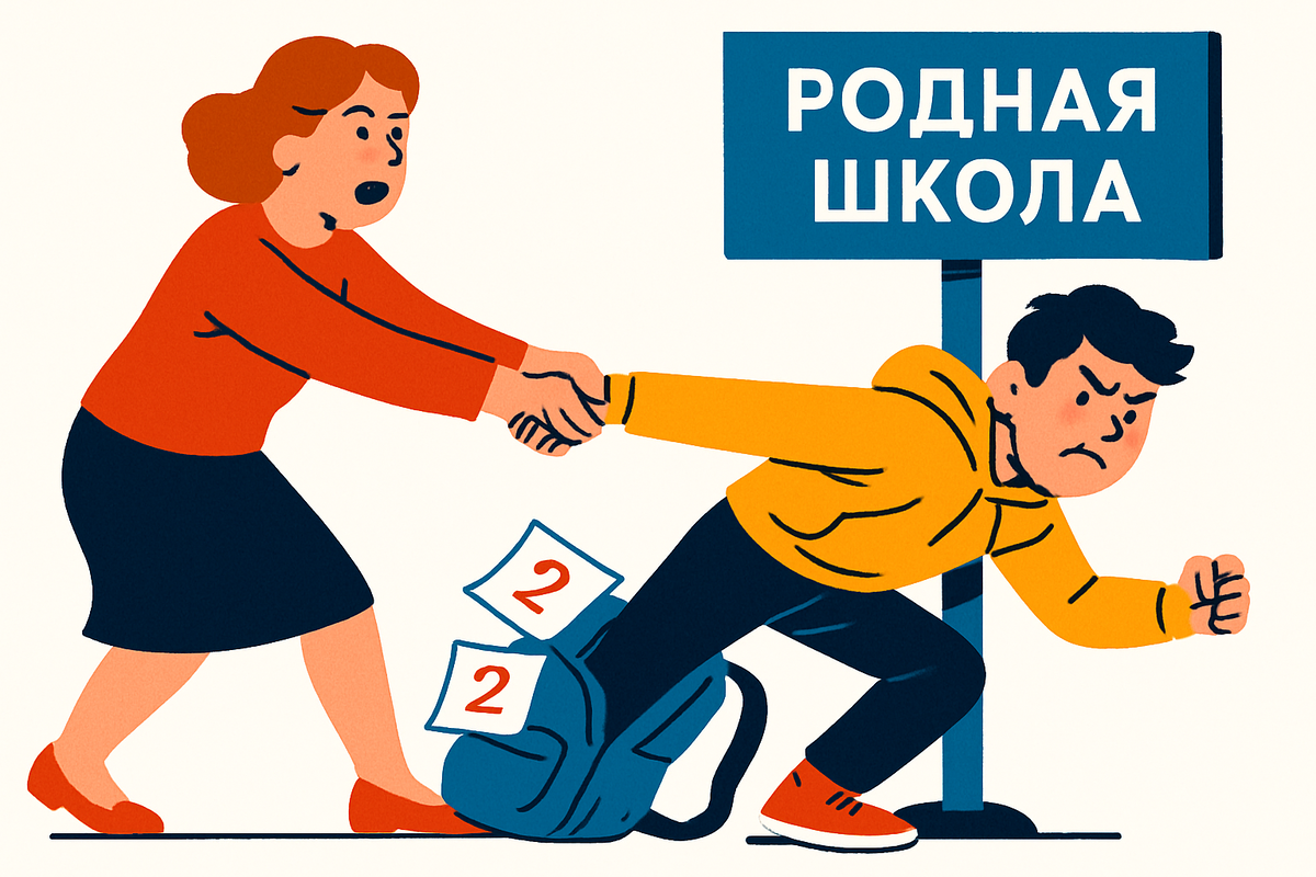 «Я нашла тебе крутую школу!» — «А я не пойду!» Сыну 14 лет. Учится на тройки. Я договорилась о переводе с лицеем, чтобы подтянуть знания. А он упёрся: "Имею право выбирать сам!"