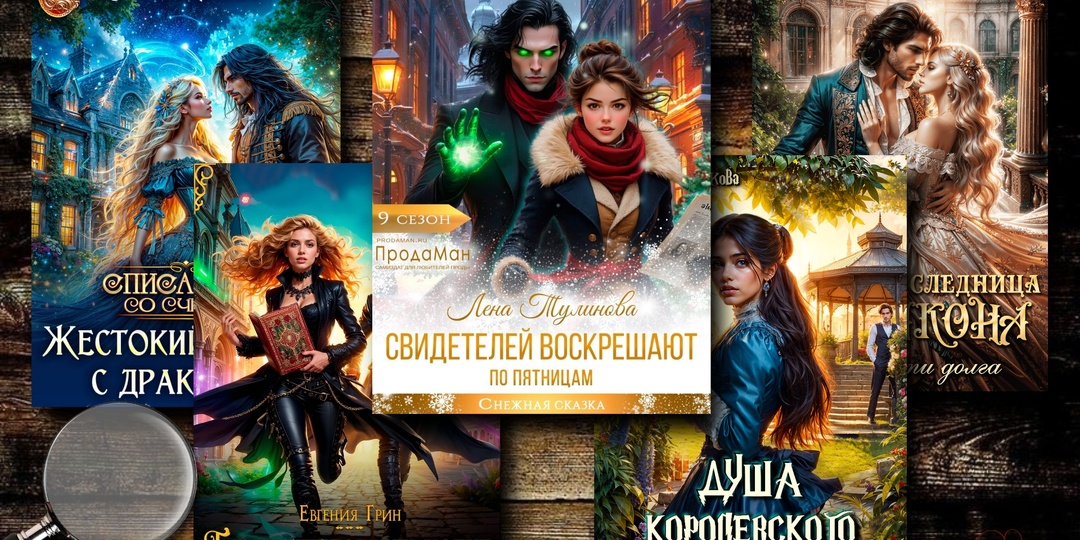 Детективное фэнтези 🔎 популярное сегодня