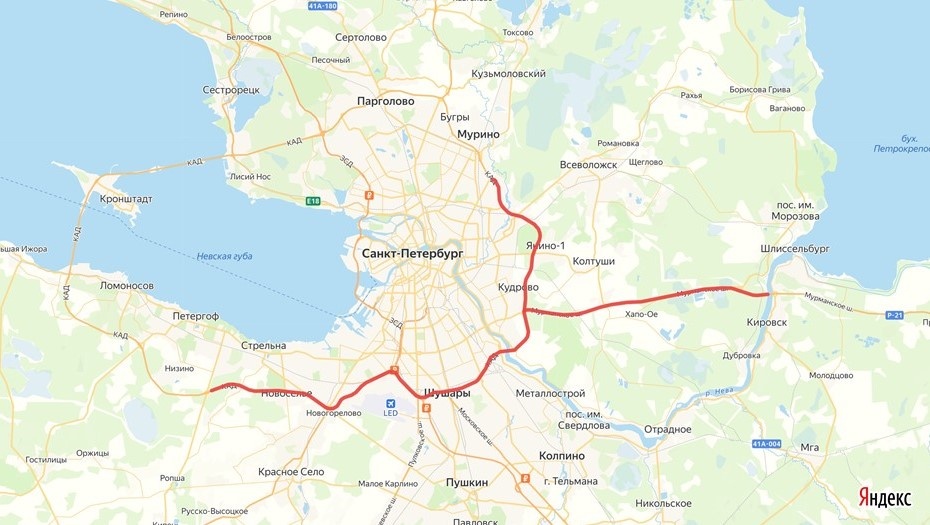    В Петербурге 27 января закрыли КАД Автор фото: ФКУ Упрдор "Североо-Запад"