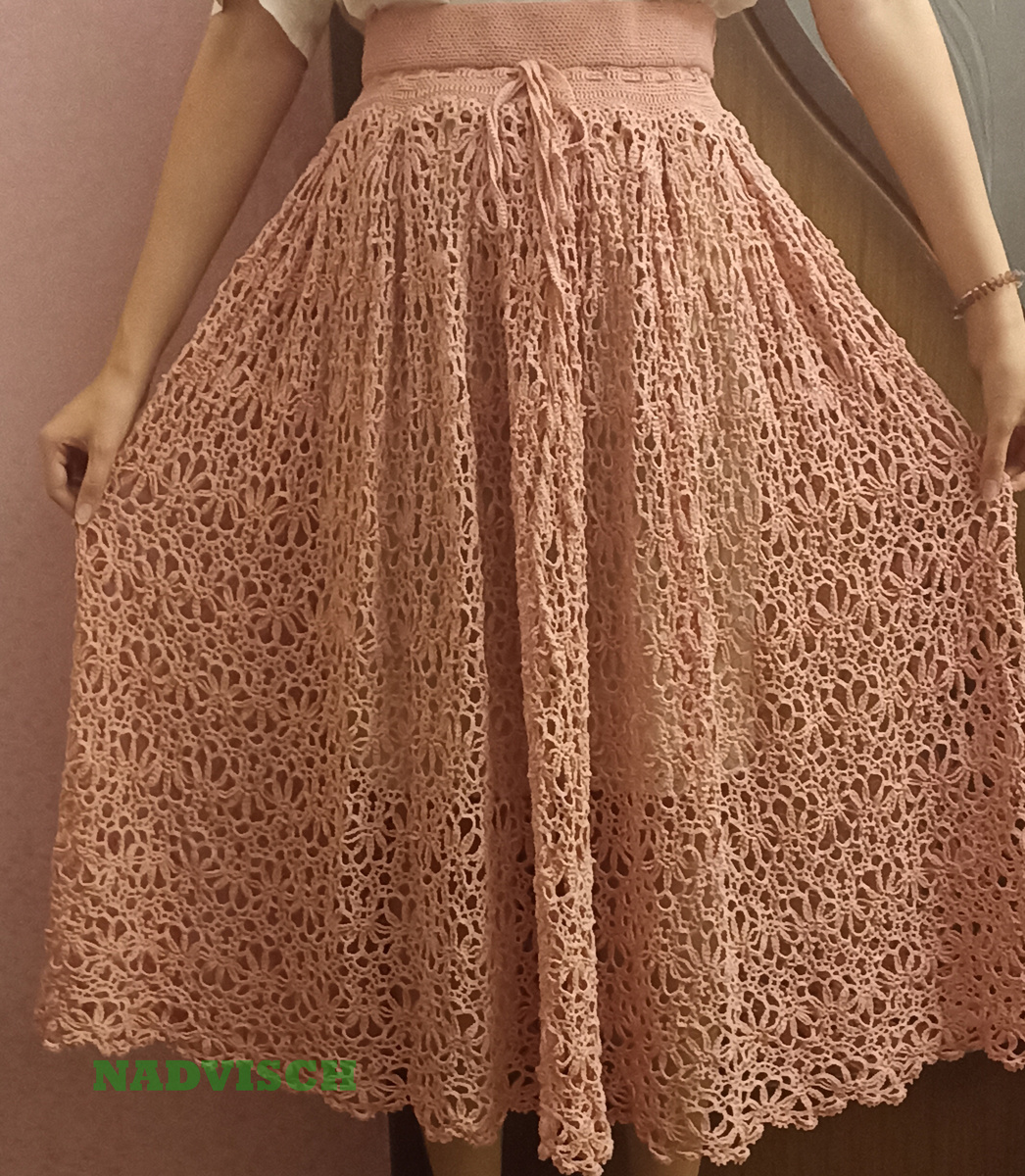 Вот такая юбка у меня получилась.