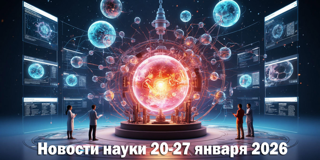 Наиболее значимые новости науки за 20-27 января 2026 года