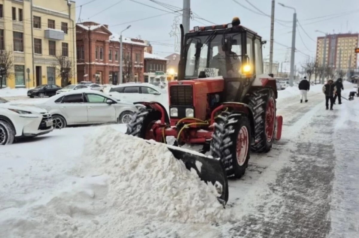    На уборке снега в Иванове работают 36 единиц техники