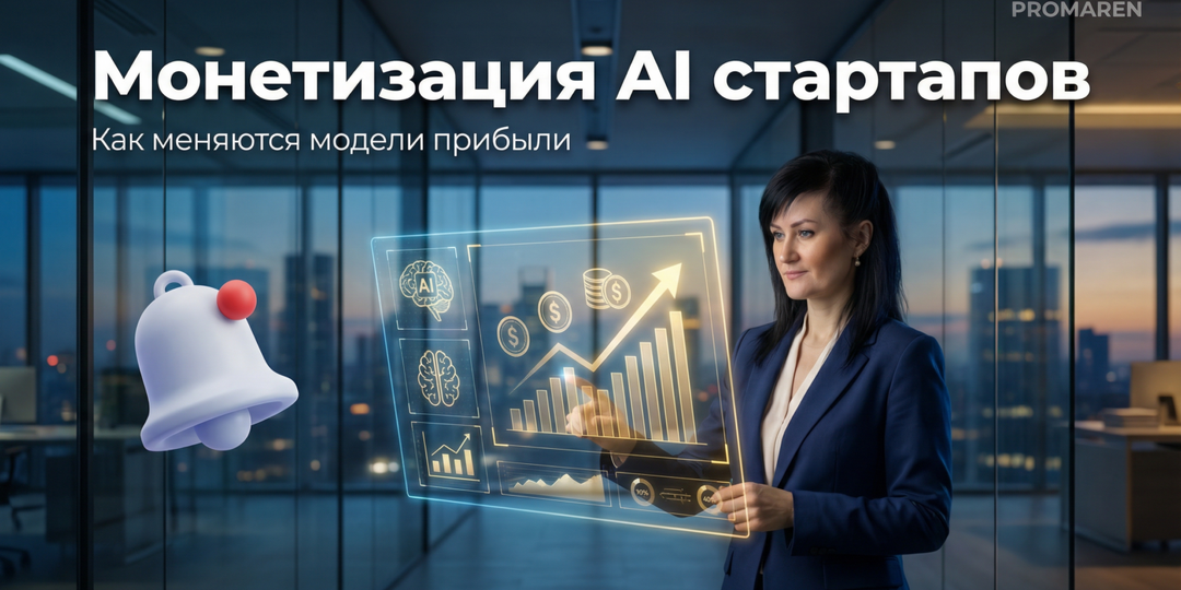 AI стартапы монетизация: как меняются модели заработка