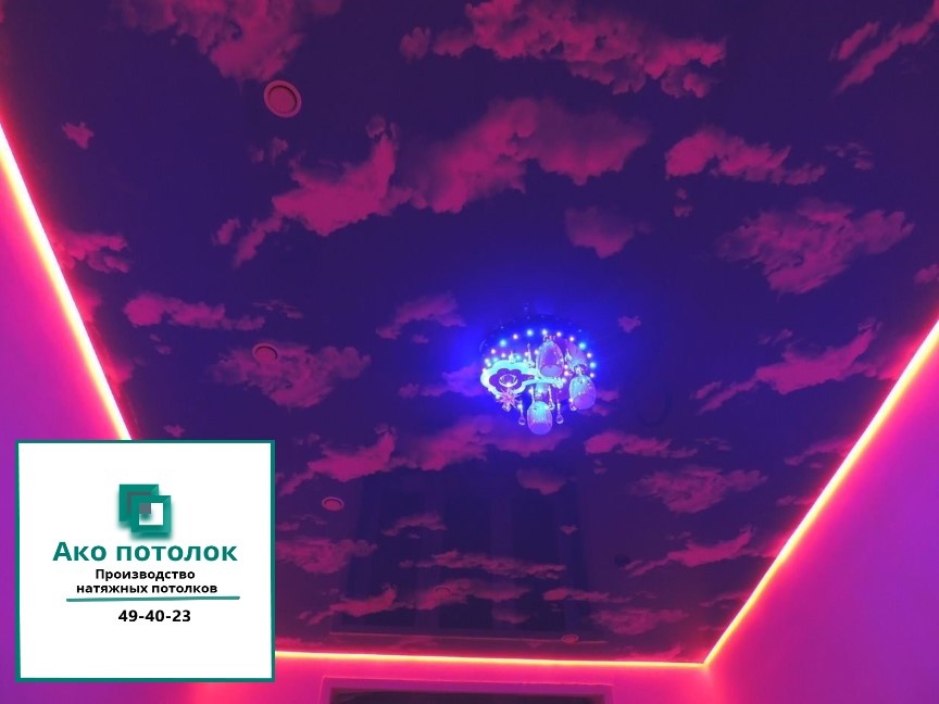 #евроремонтОмск #современныйпотолок #потолоксподсветкойОмск #монтажпотолкавОмске