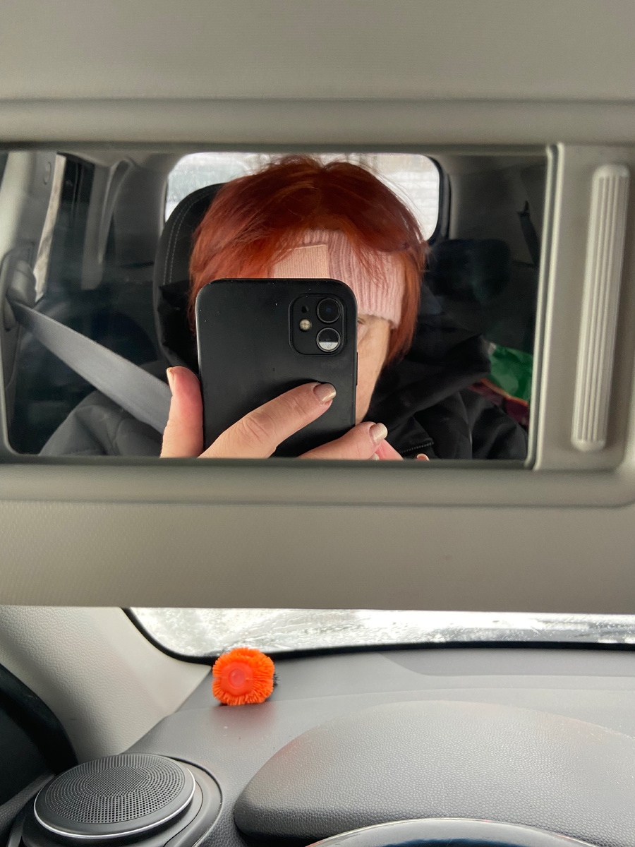 Вот мой цвет после посещения парикмахера.