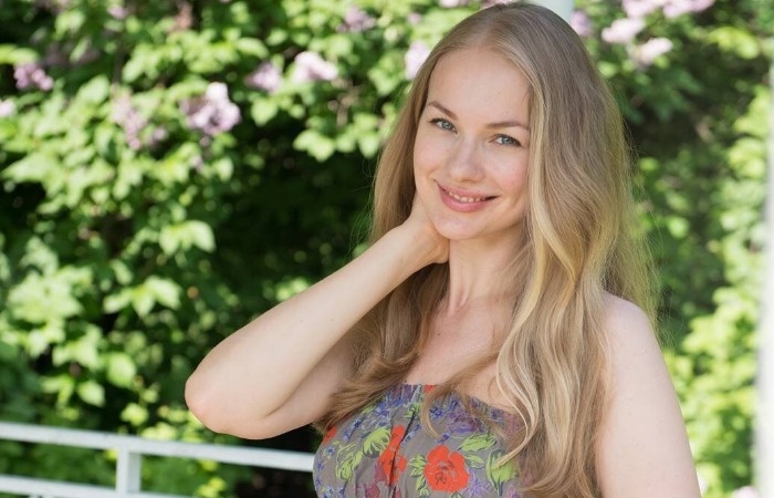 Елена Аросьева в молодости.