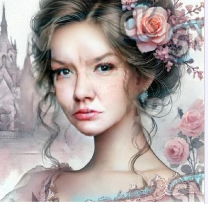 Пусть будет красотка. Создано ии.