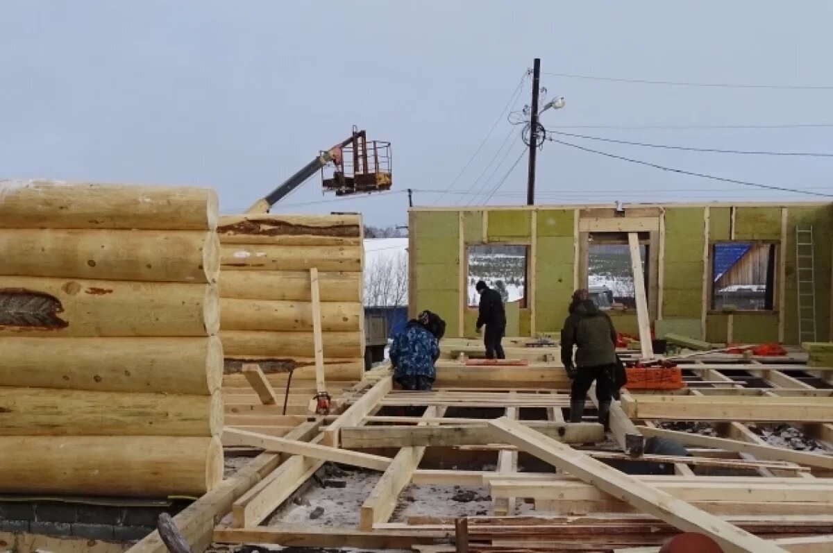    Жители Тверской области чаще всего строят дома из дерева