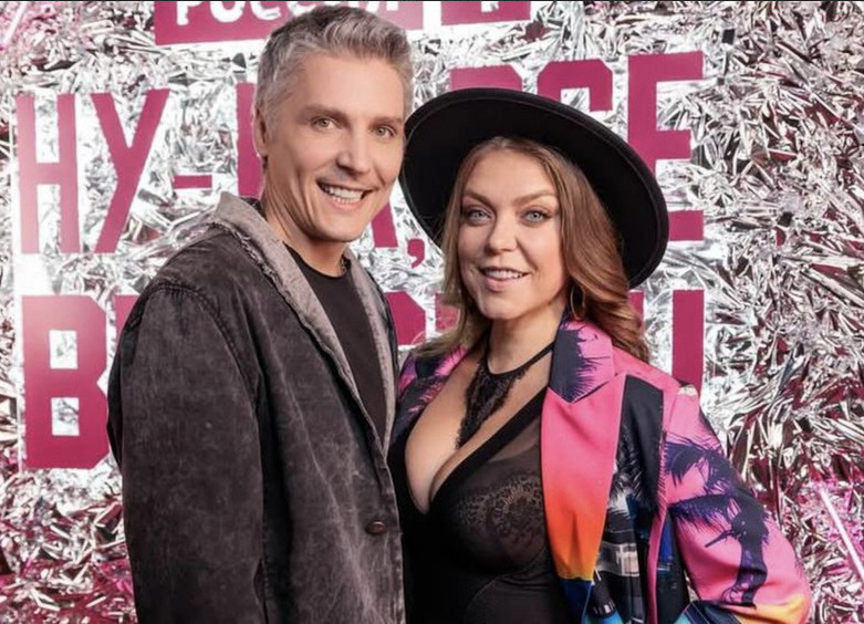     певица Акула с мужем Игорем Бабаевым