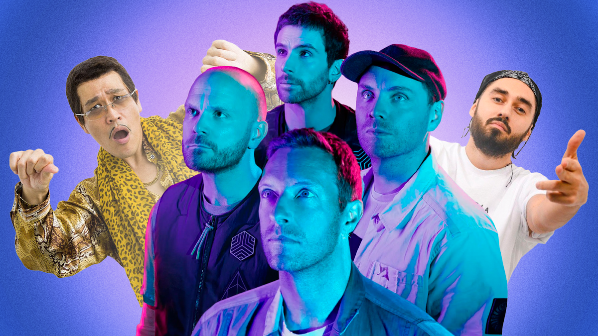 Кадр из видео © YouTube / Ultra Records / Coldplay; VK / Мот