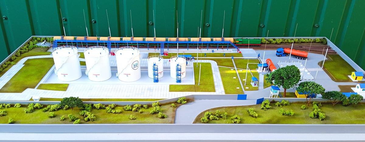 Изготовление моделей цистерн и вагонов в студии макетов