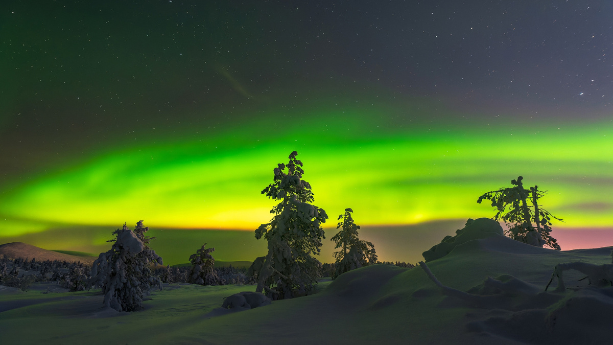     Фото: mika_mgla/Shutterstock/FOTODOM Лучший способ полюбоваться северным сиянием в России — самостоятельно следить за прогнозами