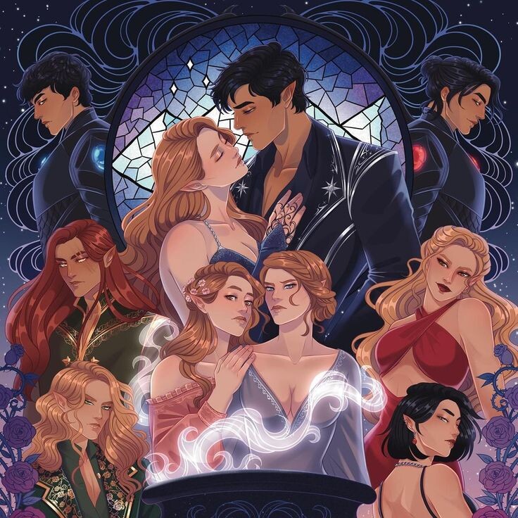 Главные герои цикла "Королевство шипов и роз"