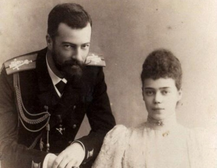 Великий князь Александр Михайлович с супругой, великой княгиней Ксенией
