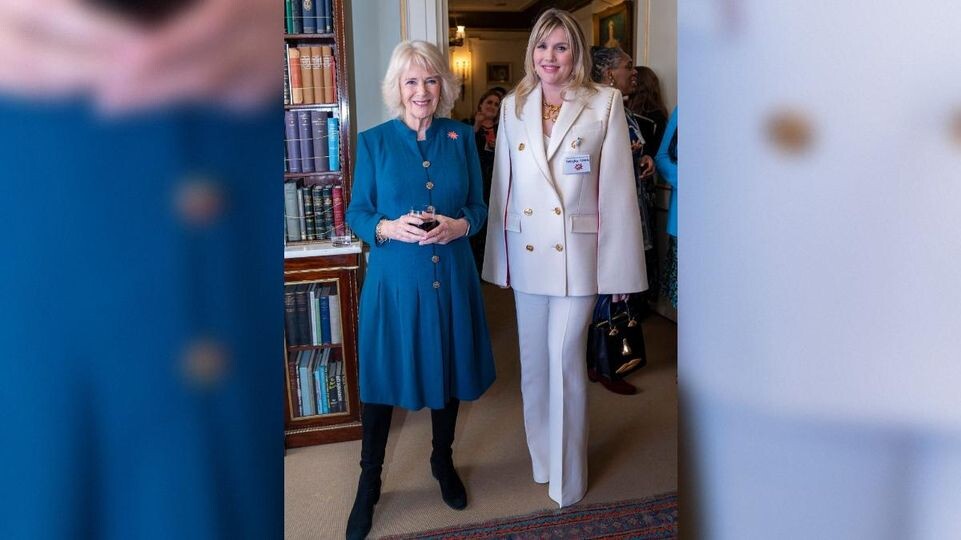    I–Images/Keystone Press Agency/ Королева-консорд Камилла (Паркер-Боулз) и Эмиральд Феннел / www.globallookpress.com