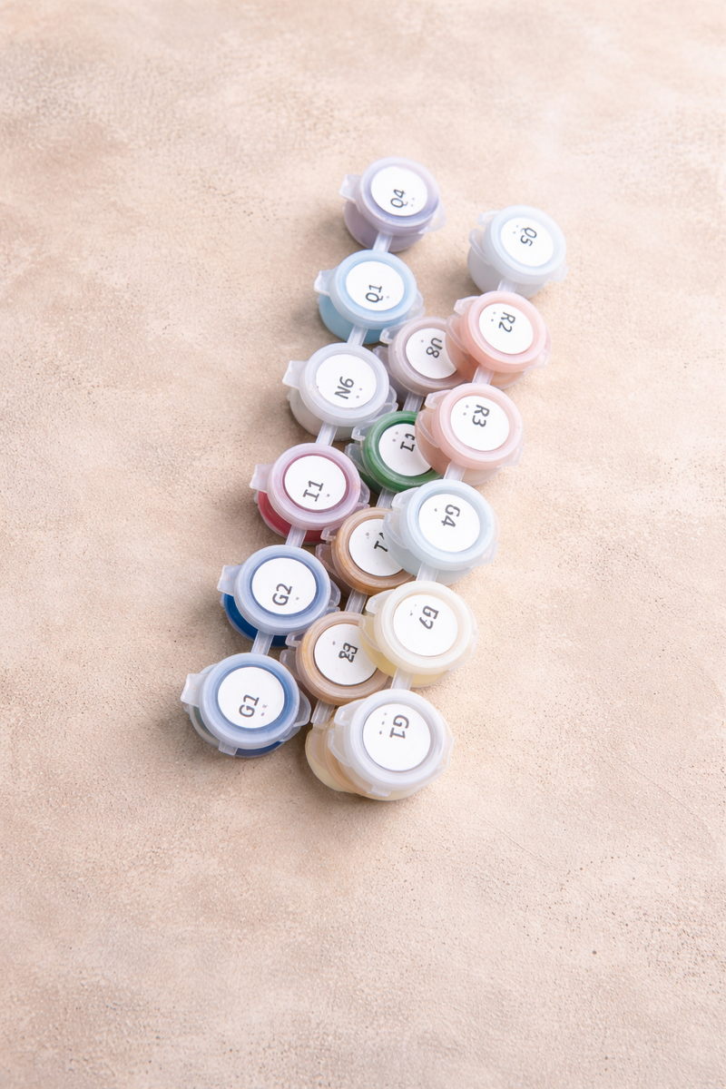 засохли краски для картин по номерам