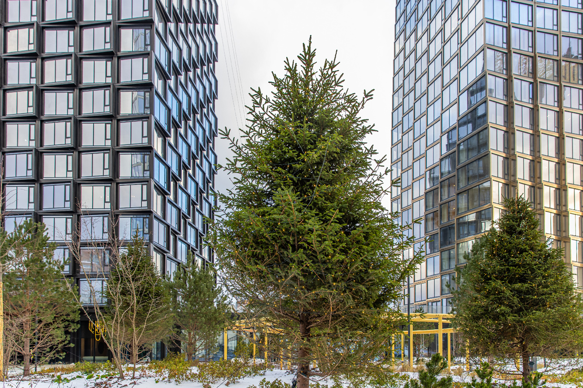 Благоустройство первой очереди жилого квартала HIGH LIFE на Павелецкой от девелопера PIONEER