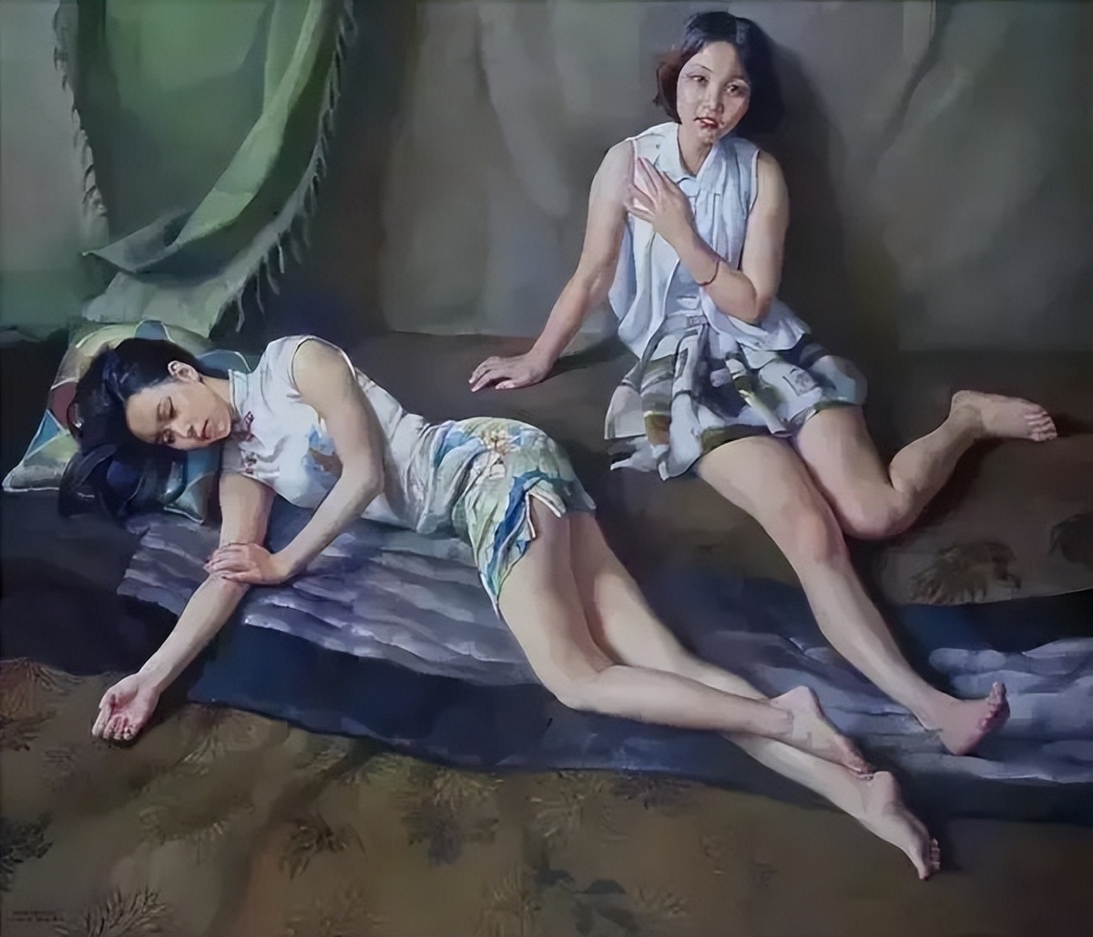 КАРТИНА КИТАЙСКОГО ХУДОЖНИКА ЧЭНЬ КЭПИН / Chen Keping / 1952 г.р.