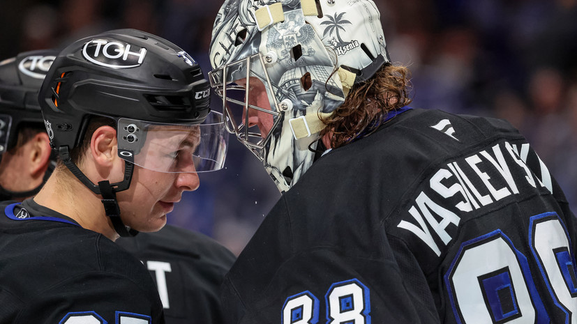     Андрей Василевский оформил второй сухарь в нынешнем сезоне НХЛ Gettyimages.ru Mike Carlson