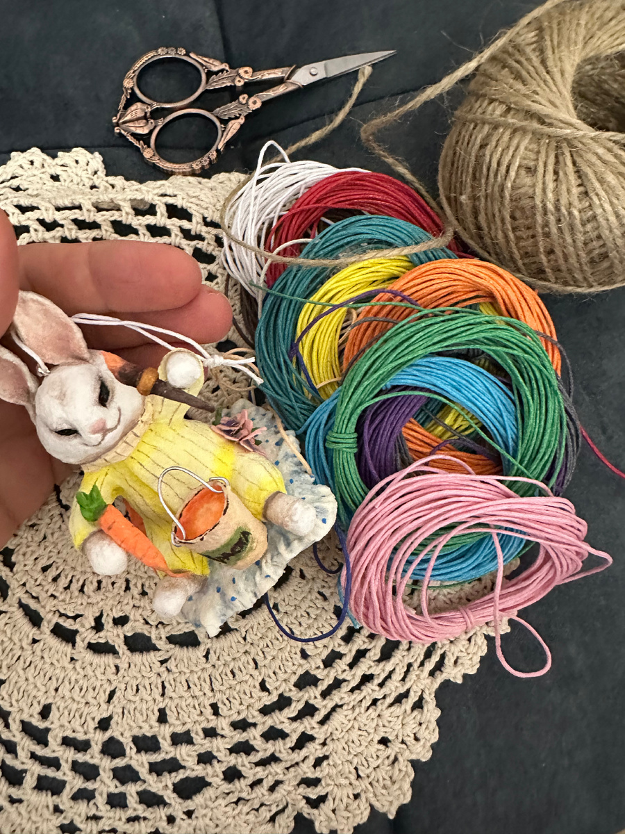 Вощеный и джутовый шнур 