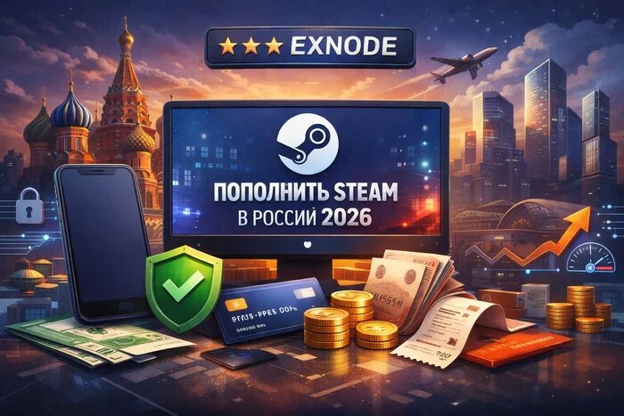 Пополнение Стим в России в 2026 - Пошаговый гайд