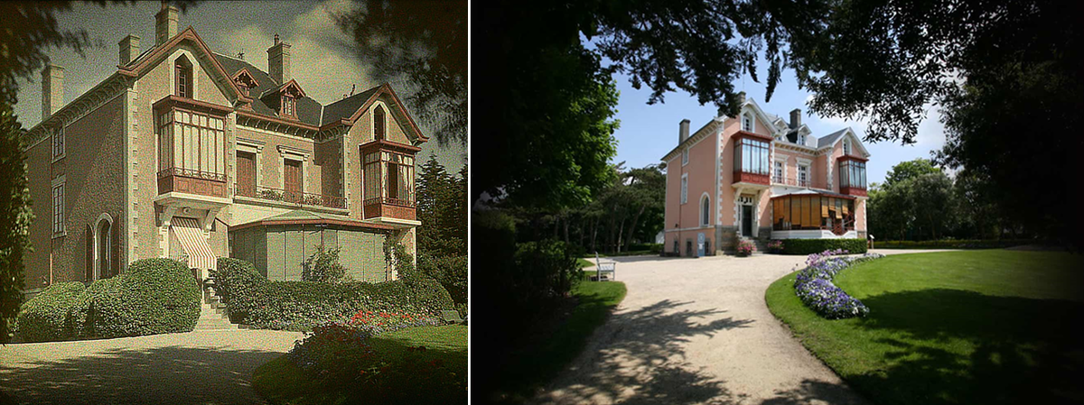 Вилла «Les Rhumbs» в 1930-е - и в наши дни