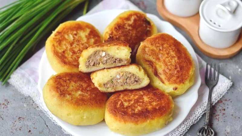 Картофельные зразы с фаршем