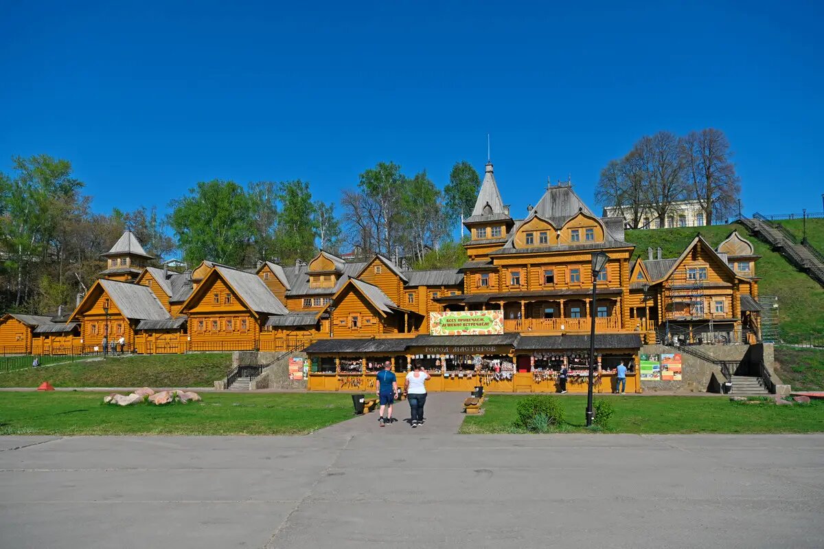     Музейно-туристический комплекс "Город мастеров" в Городце. © РИА Новости. Владимир Песня