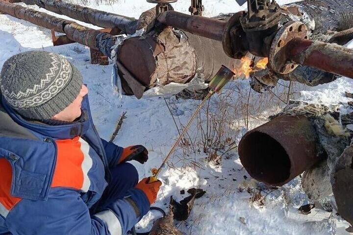 В Бердянске аварийные службы круглосуточно восстанавливают теплоснабжение